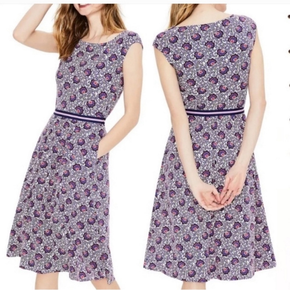Boden Bernice Jersey Print Dress